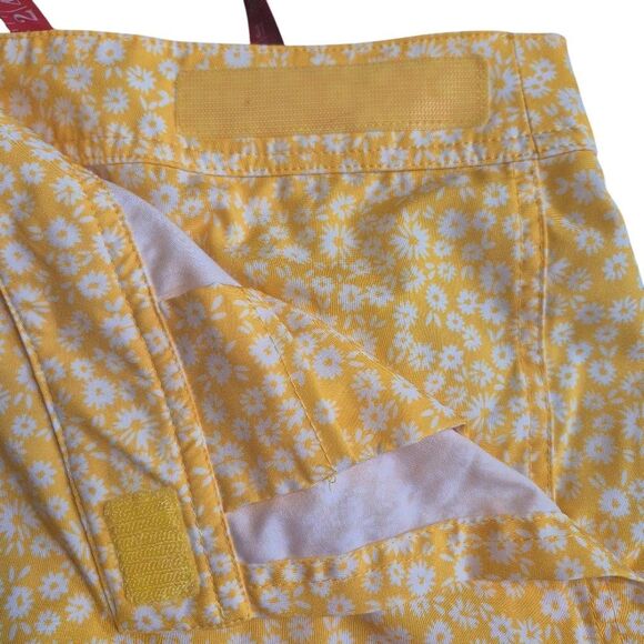 RipSkirt Hawaii Wrap Skirt Size XL Yellow White Floral Print Quick Dry Travel EU - Picture 5 of 12